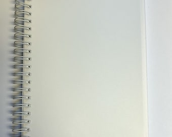 Wiederverwendbares Stickeralbum || Blank Cover Design, gefrostet || 13 x 18 (gleiche Vorder- und Rückseite)