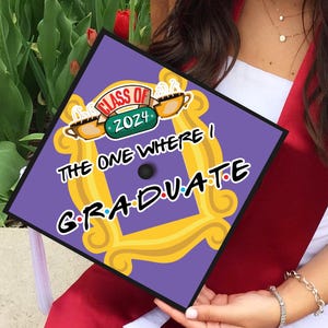 Custom Grad Cap Topper Der, wo ich Graduierung Cap Design One mit dem Masters Abschluss