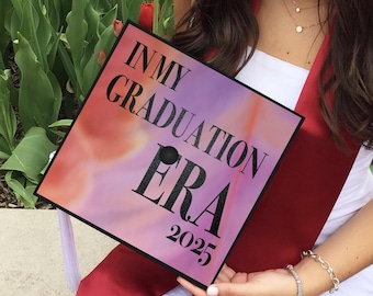 Custom Cap Topper “In My Graduation Era”  | Personalized Grad Cap | Cute Trendy Graduation Cap