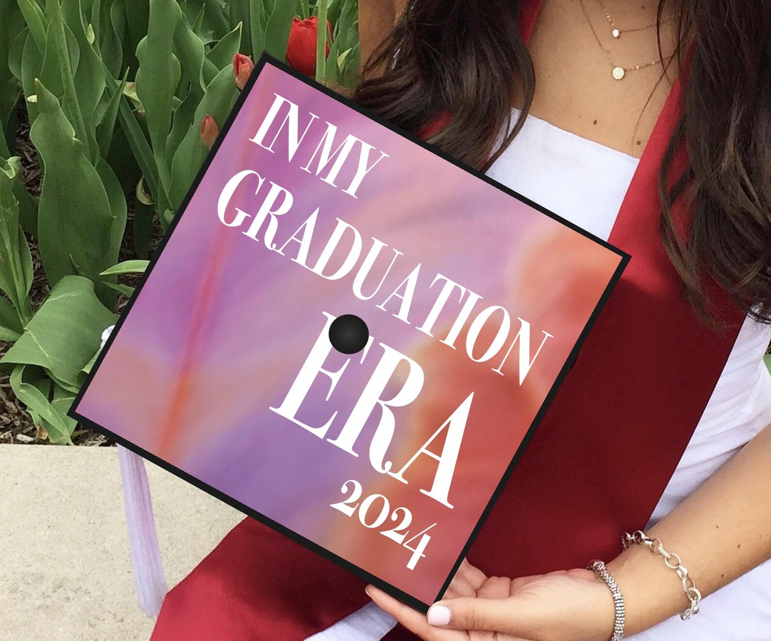 Custom Cap Topper “in My Graduation Era” | Personalized Grad Cap | Cute ...
