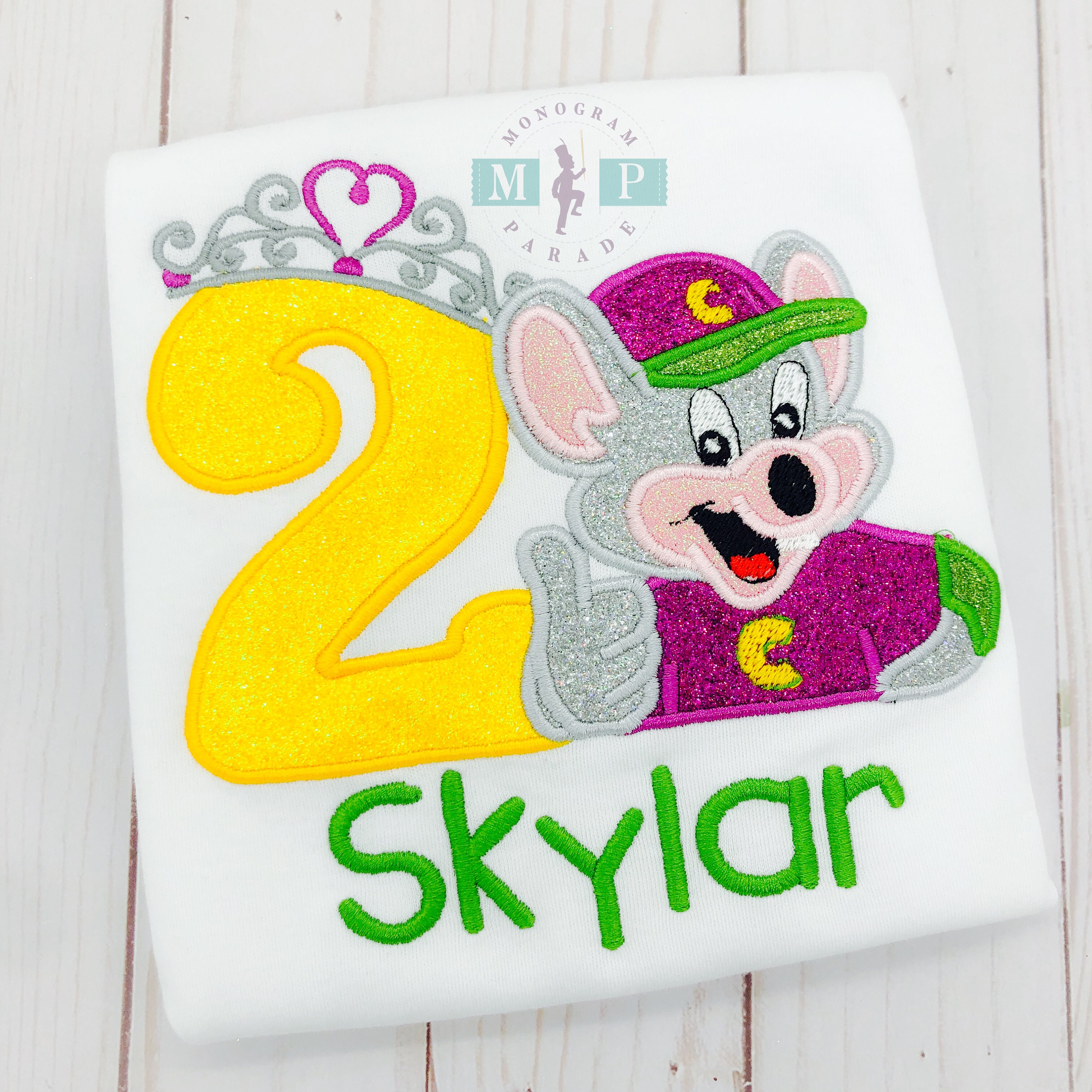 chuck e cheese birthday shirt
