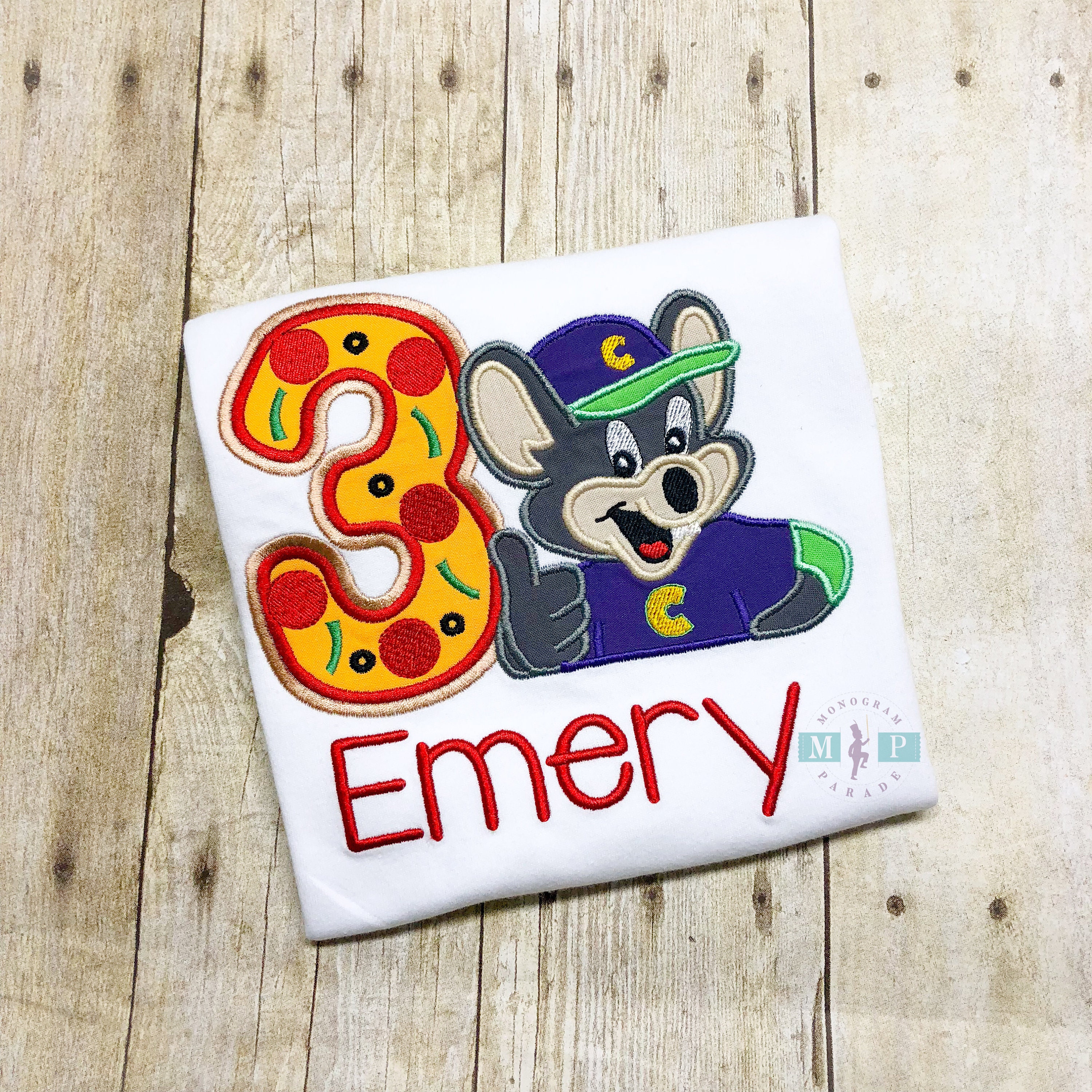 chuck e cheese birthday shirt