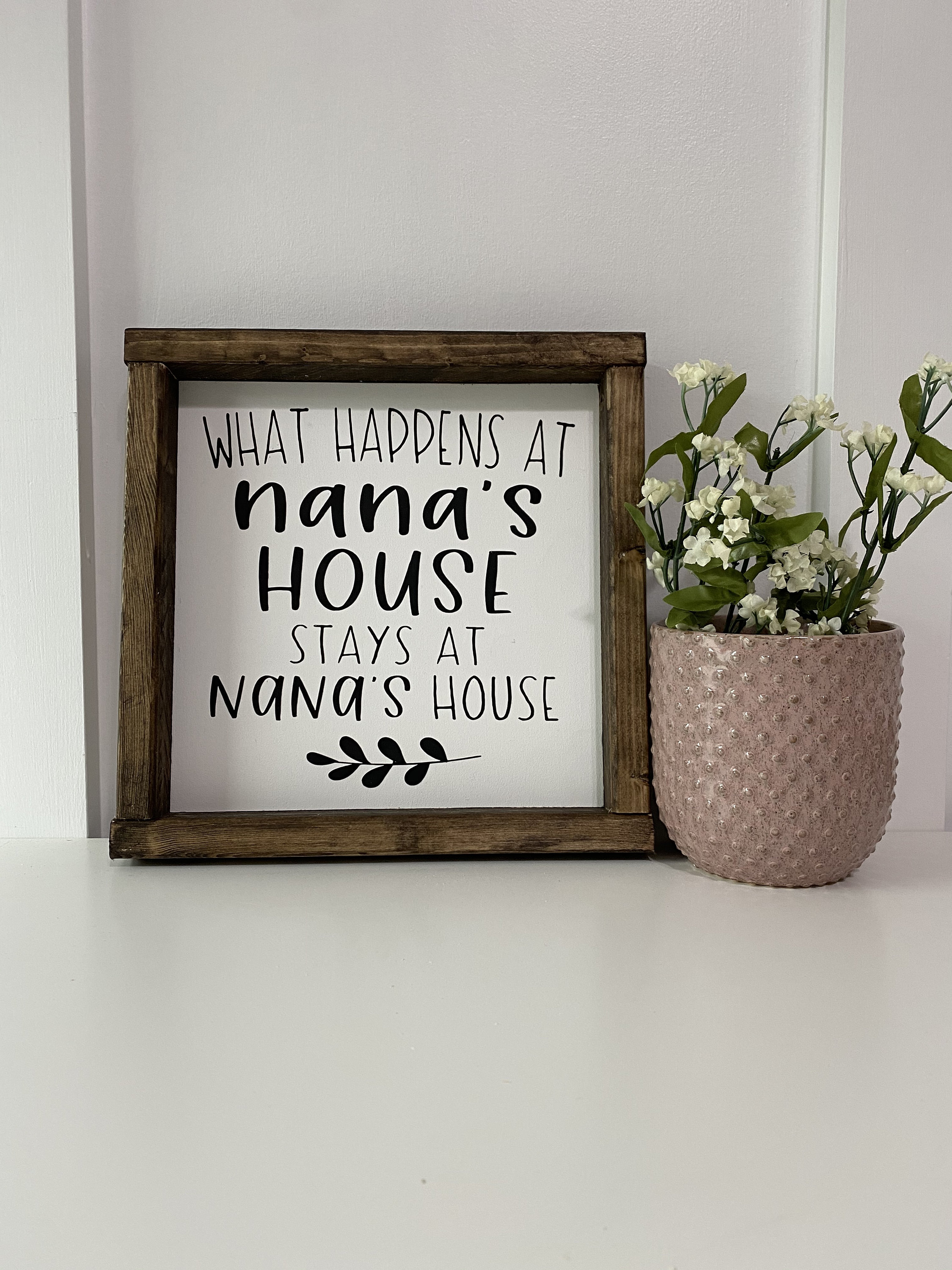 Custom Name What Happens at Nana's House Stays at Etsy