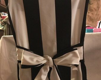 Chair Cover with Bow (any color/style available) TOP HALF ONLY: Custom made to order.