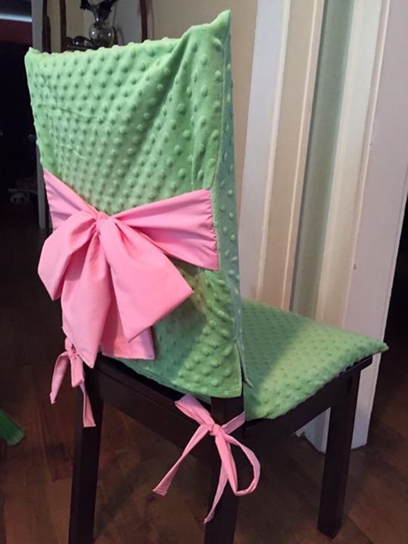 Matching Chair Cover With Chair Pad Set any Color/style Etsy