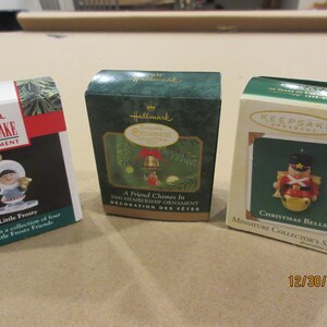 Addobbi natalizi &quot;Bell&quot; Hallmark, Natale Hallmark, addobbo natalizio, addobbo vintage, da collezione Hallmark, VENDUTO COME SET