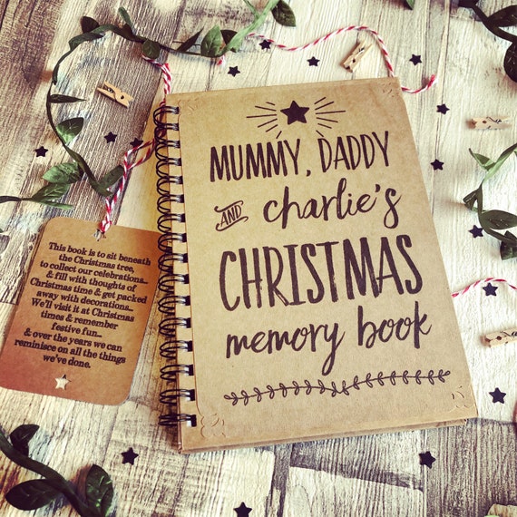 Personaslied Family Christmas Memory Book, Christmas Gift