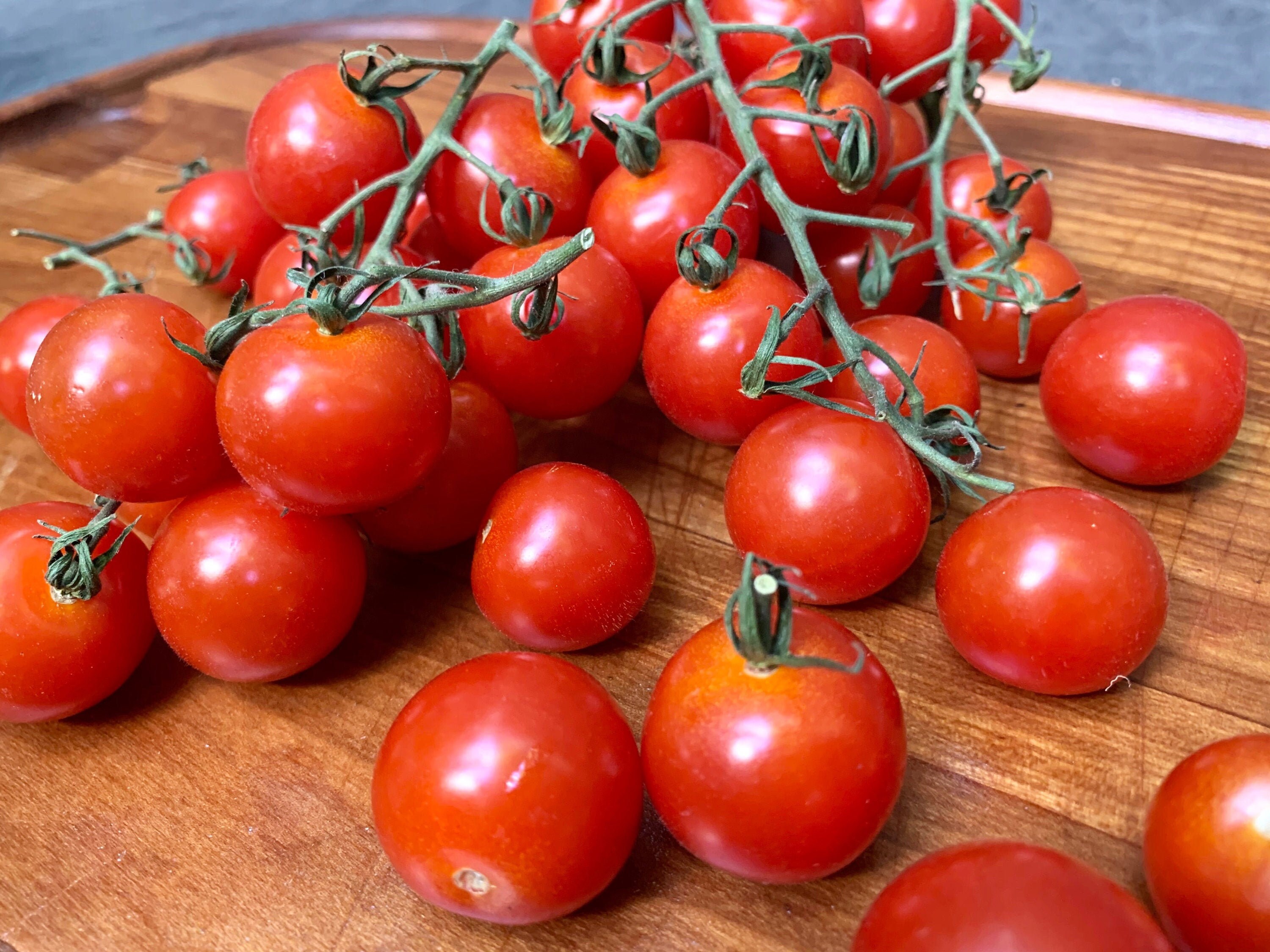 Large Red Cherry Tomato Seeds Indeterminate 350 Seeds // Etsy