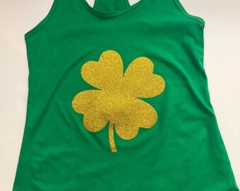 St Patrick's Day Shirt Women, St Patty's Day Tank Top Women Sharmocks, St Patricks