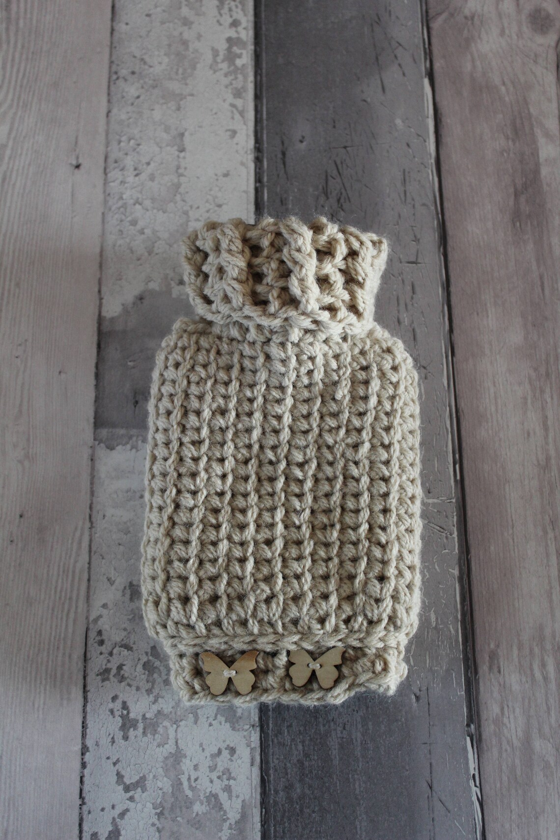 HOT WATER BOTTLE Cover Crochet Pattern Hot Water Bottle Knits Etsy UK