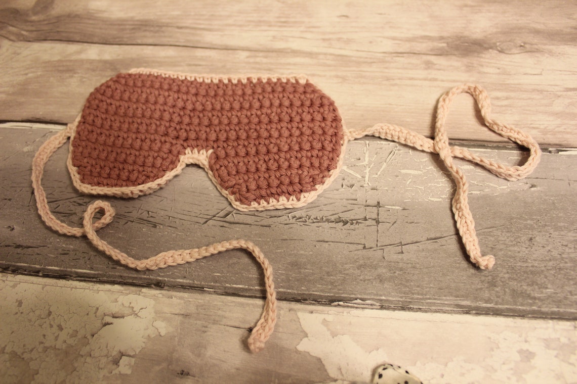 EYE SLEEPING MASK Crochet Pattern Eye Mask Crochet Patterns Etsy