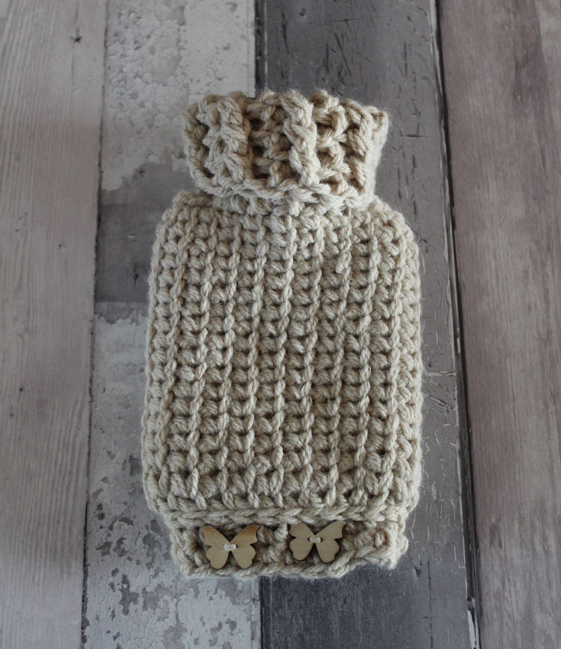 HOT WATER BOTTLE Cover Crochet Pattern Hot Water Bottle Knits Etsy UK