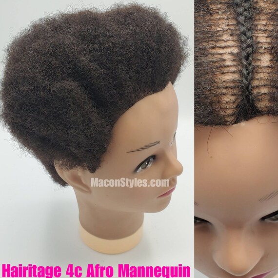 Hairitage Collection Afro 4c Textured Cosmetology Mannequin Etsy