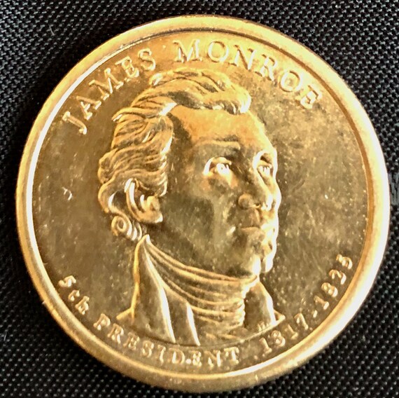 2008 James Monroe 1 dollar coin Etsy