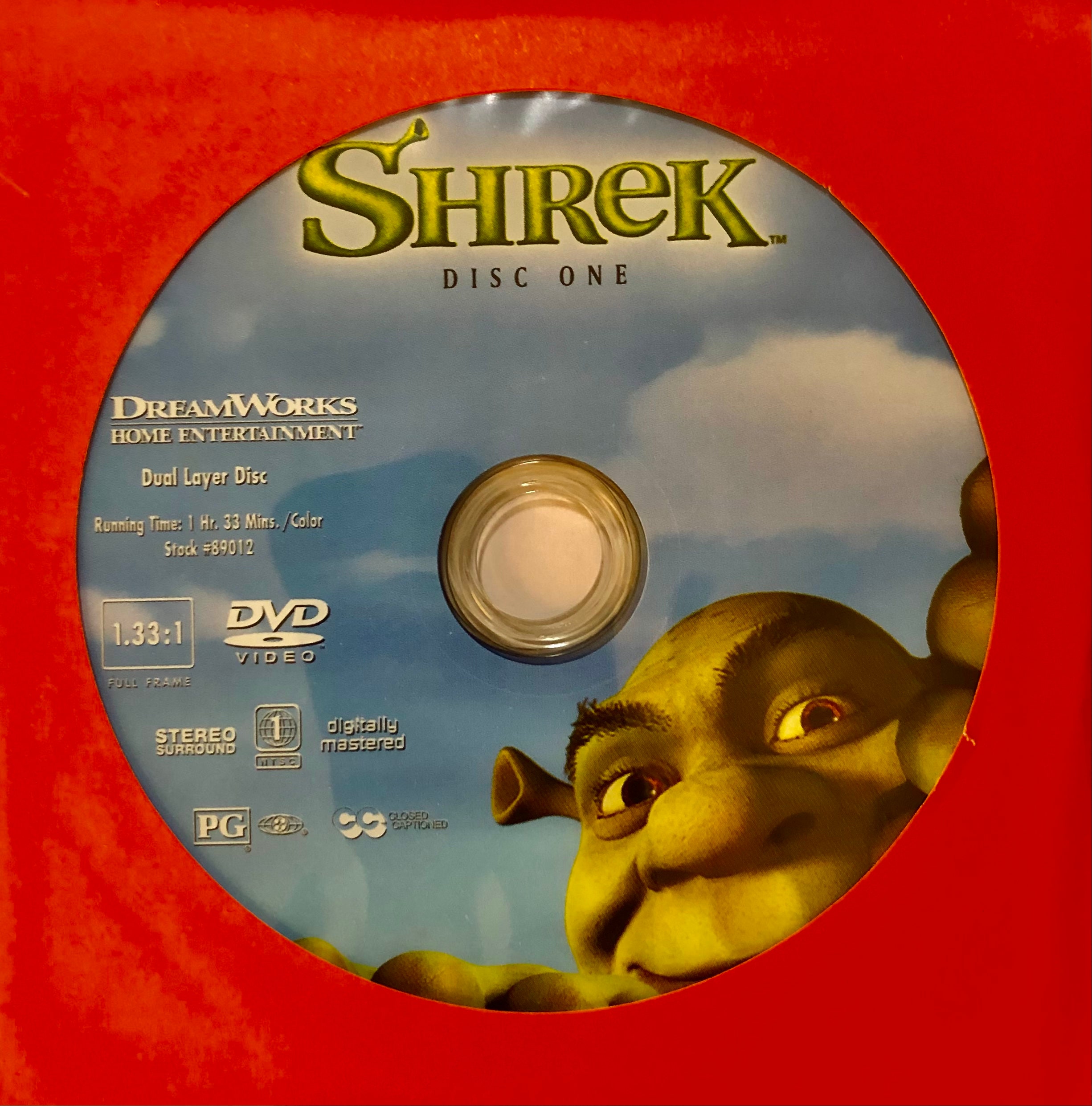 Shrek Dvd