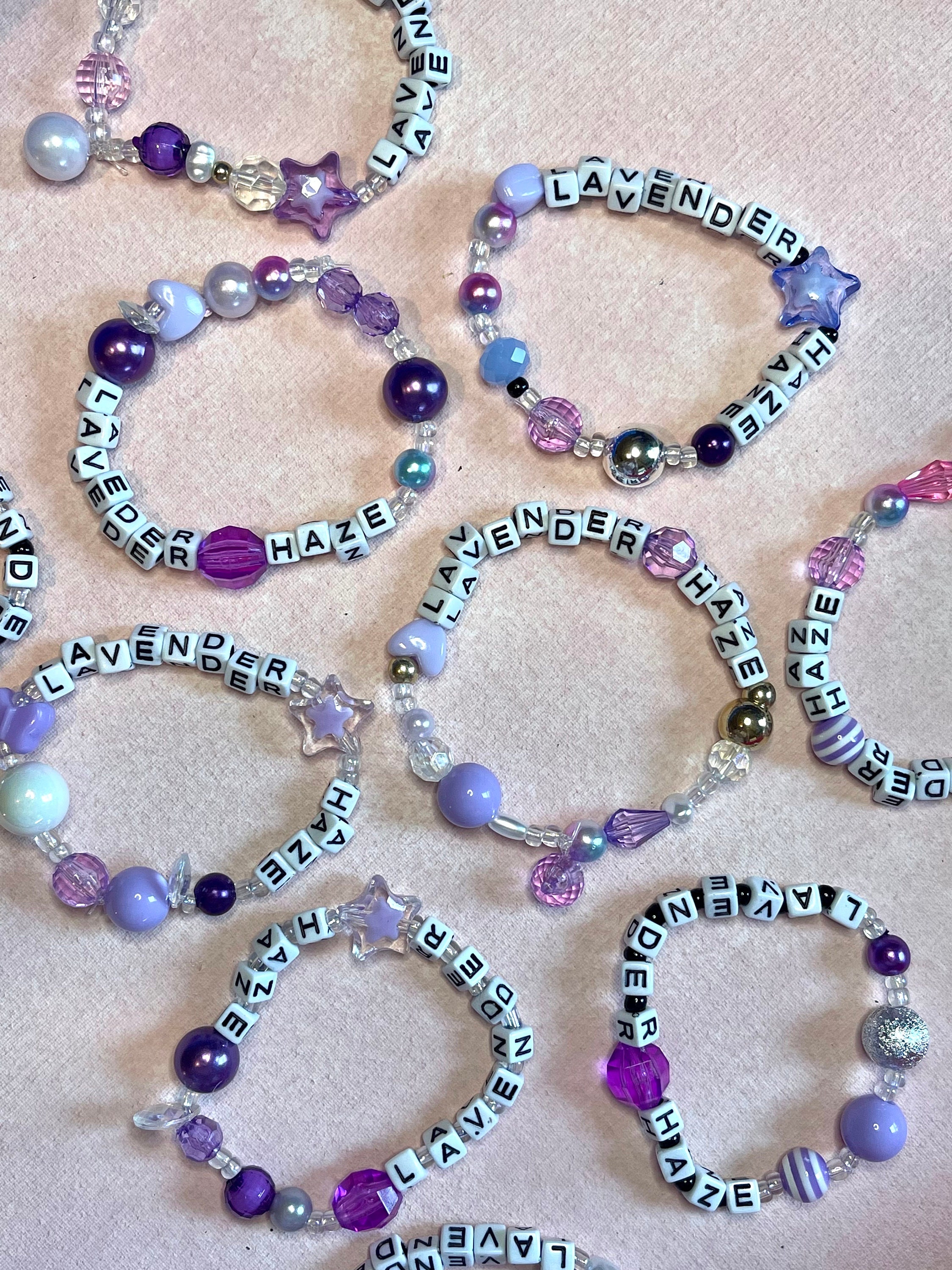 Lavender Haze Friendship Bracelet for the Taylor Swift Eras Tour