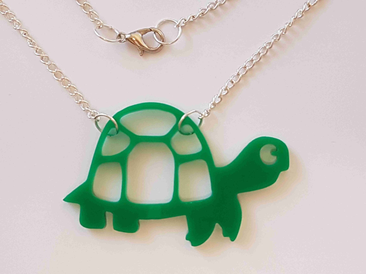 Tortoise Turtle Necklace Acrylic | Etsy