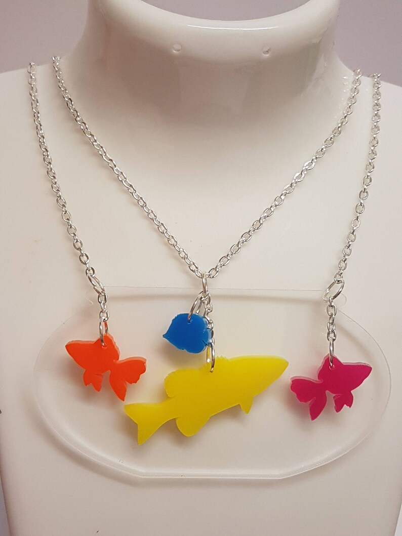 Fish Bowl Necklace Etsy