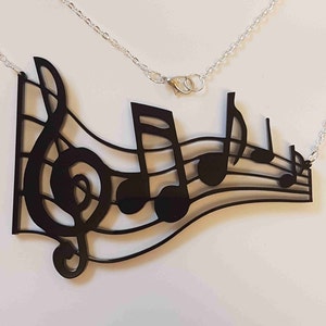 Notas Musicales De Makersland Acrílico Pendientes De Las De Notas Musicales De Makersland Acrílico Pendientes De Las De