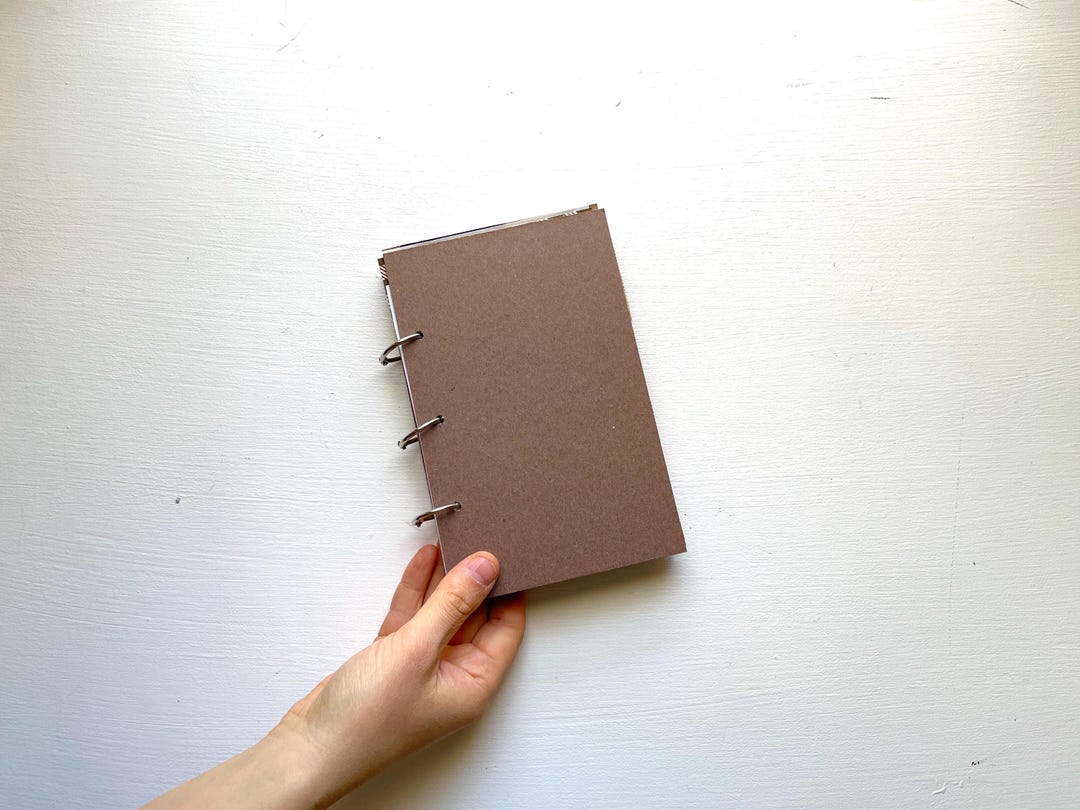 Upcycled Ring Bound Notebook - Blank Cover + Variety of Pages - Etsy