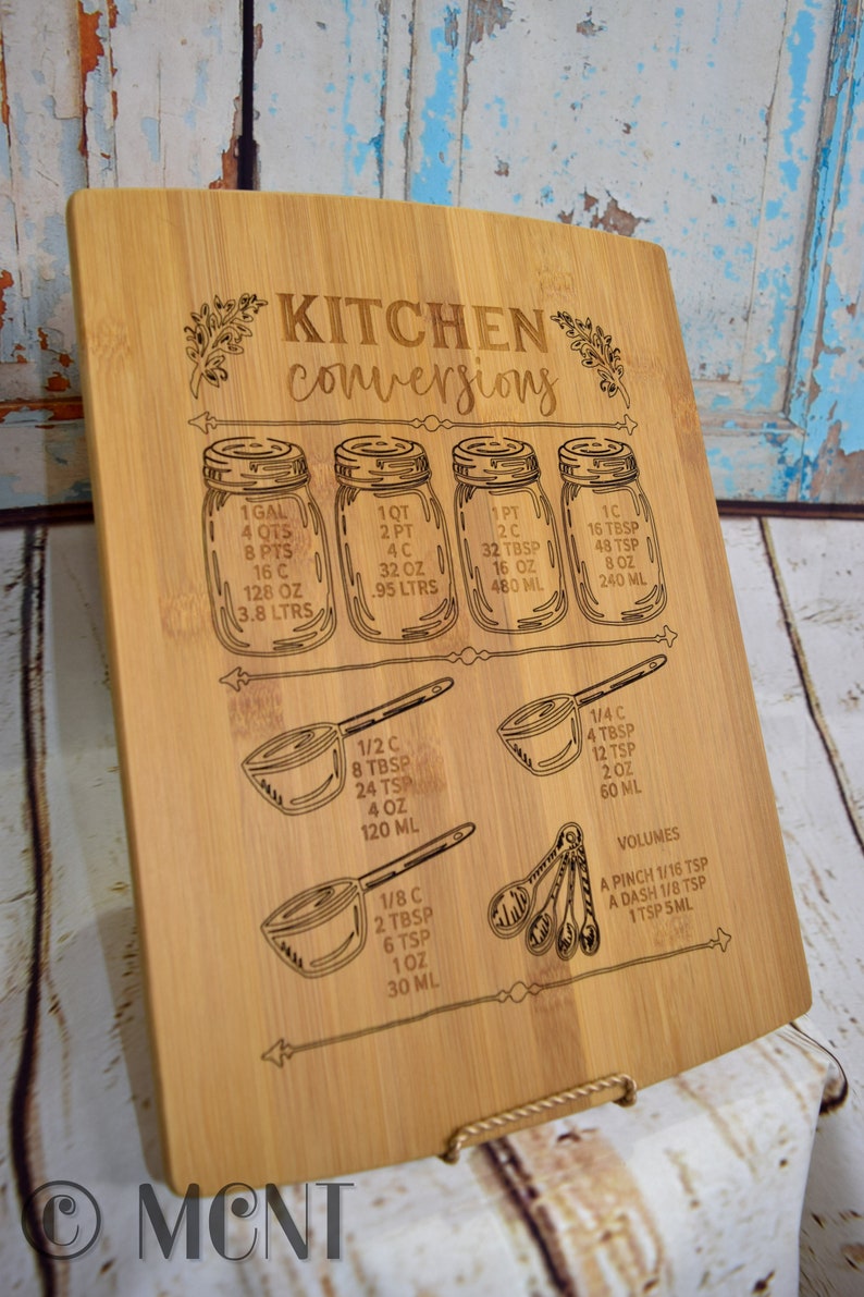 cutting-board-with-kitchen-conversion-chart-laser-engraved-etsy