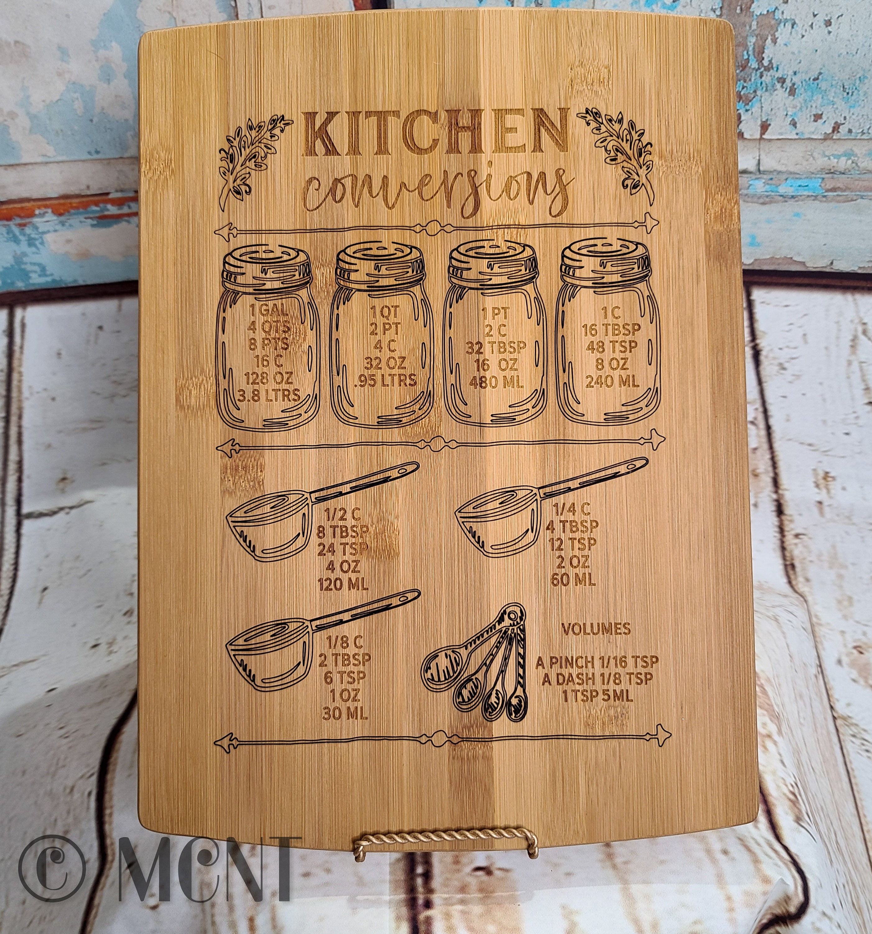 cutting-board-with-kitchen-conversion-chart-laser-engraved-etsy