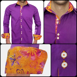Hawaiian Men&#39;s Dress Shirt - Made To Order in USA