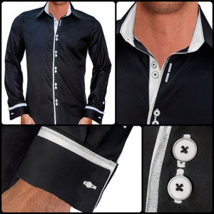 Men's Rockstar Style Designer Dress Shirt - Made To Order in USA