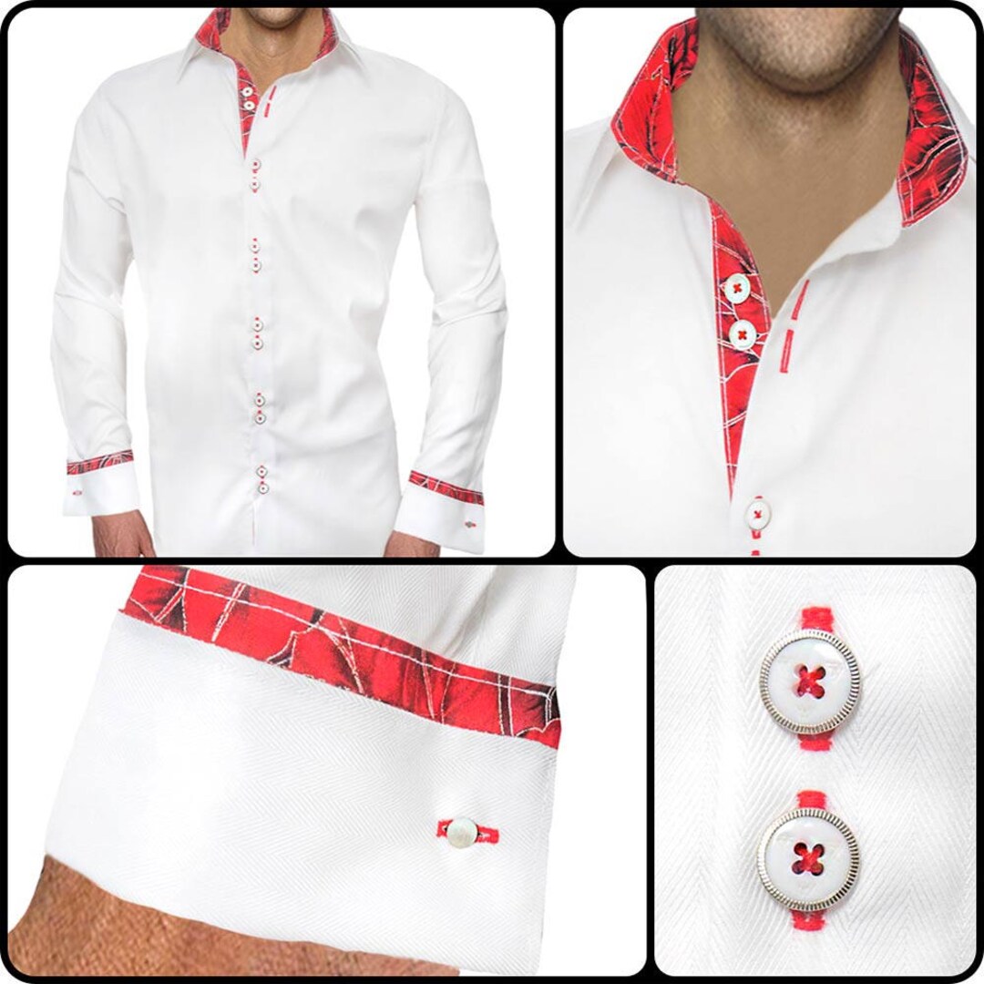 Mens holiday dress best sale shirts