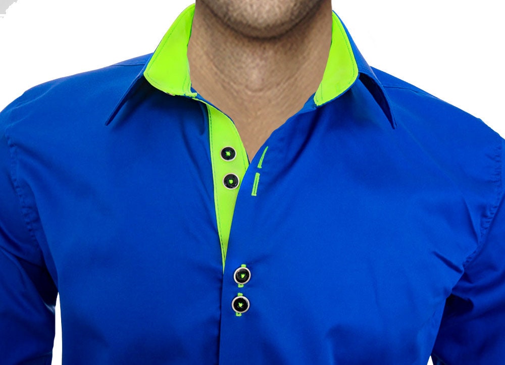 green and blue dress shirt Navy with Neon Shirts it can make you MP-NORDSTROM Satin Black Short Nighty Atria Signature Colors:Dusty Pink