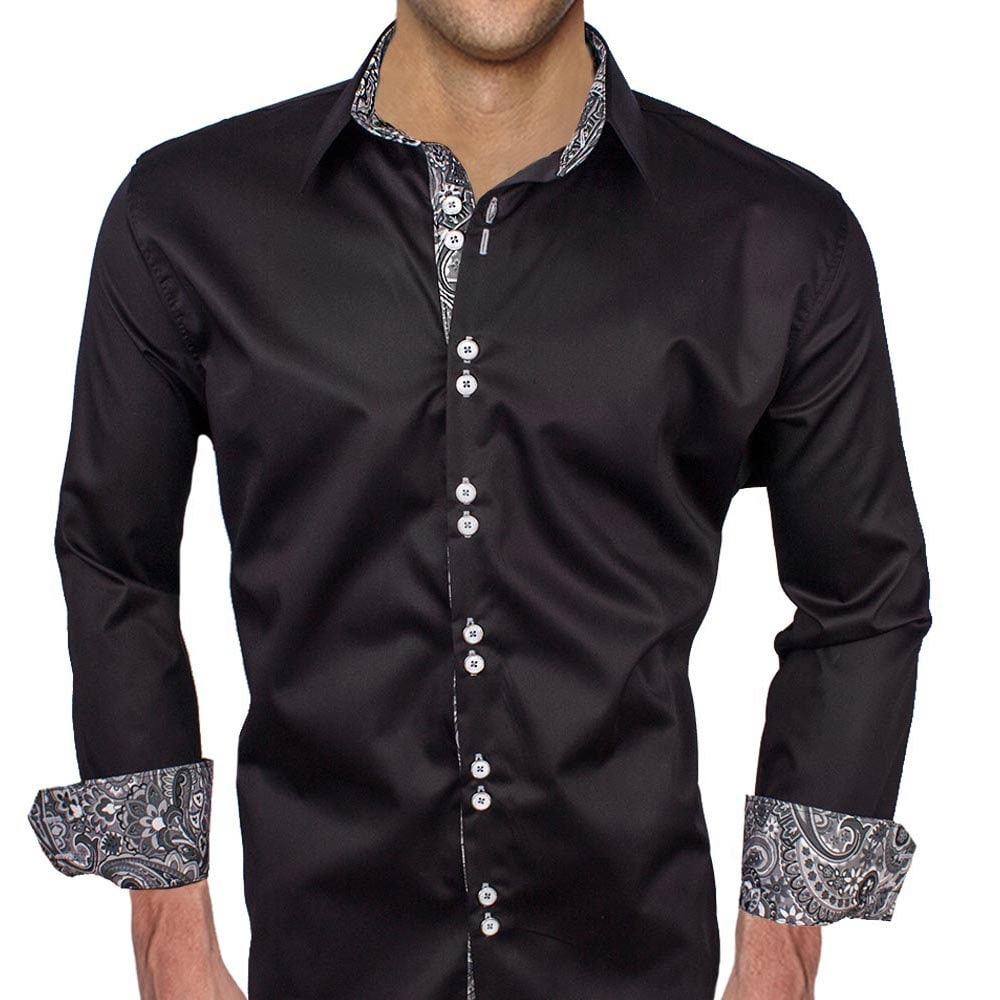 Elevate Your Wardrobe: The Timeless Appeal of Black and Grey Designer Shirts