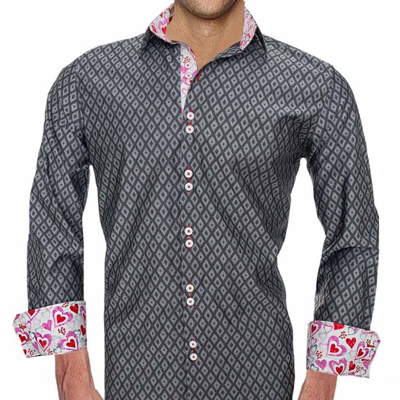 Valentines Day Mens Dress Shirts - Made to Order in USA - Etsy