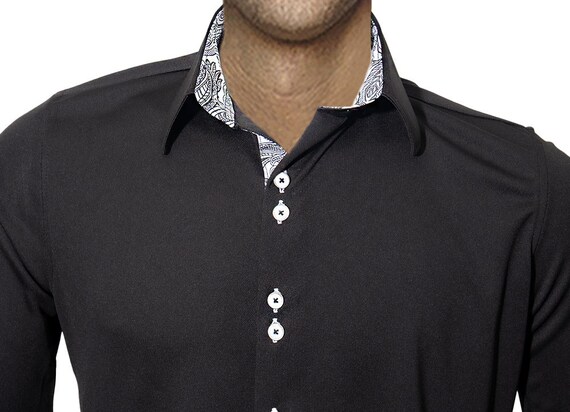 Black with White Dress Shirts