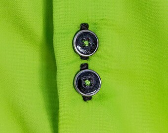 Men's Lime Green Designer Dress Shirt - Made To Order in USA