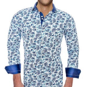 Men's Paisley Shirts - Made To Order in USA