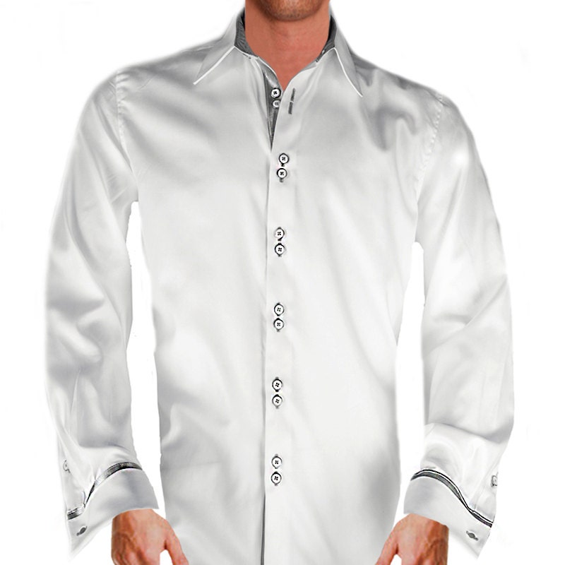 designer white dress shirts Autocratic Vogue Baltimora