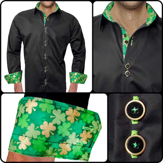 Designer Dress Shirts for St Patricks Day - Made to Order in USA - Etsy