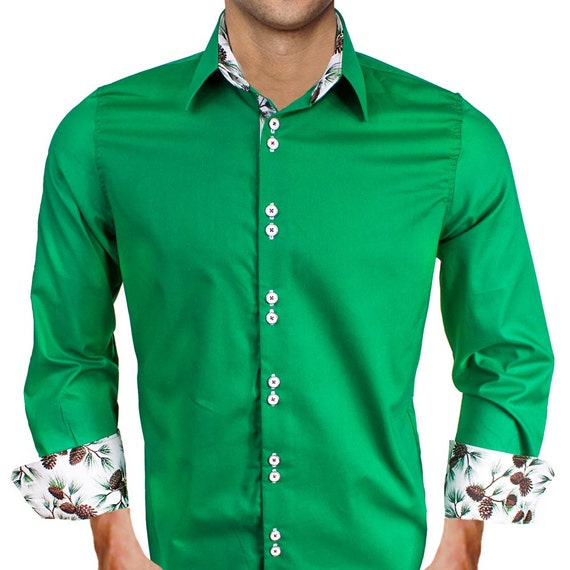 Green Holiday Dress Shirts - Made in the USA Green Holiday Dress Shirts - Made in the USA