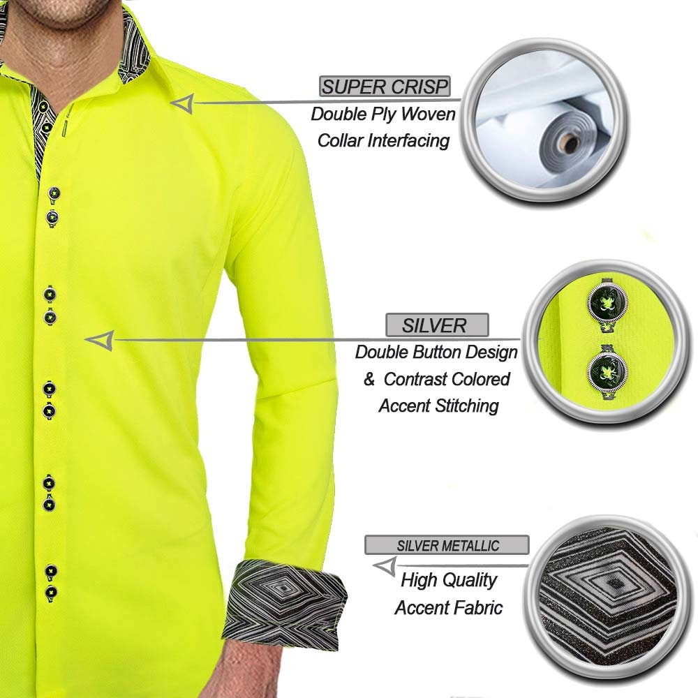 neon button up shirt mens