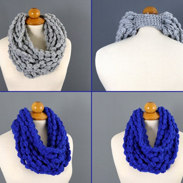 Crochet Necklace Scarf Etsy