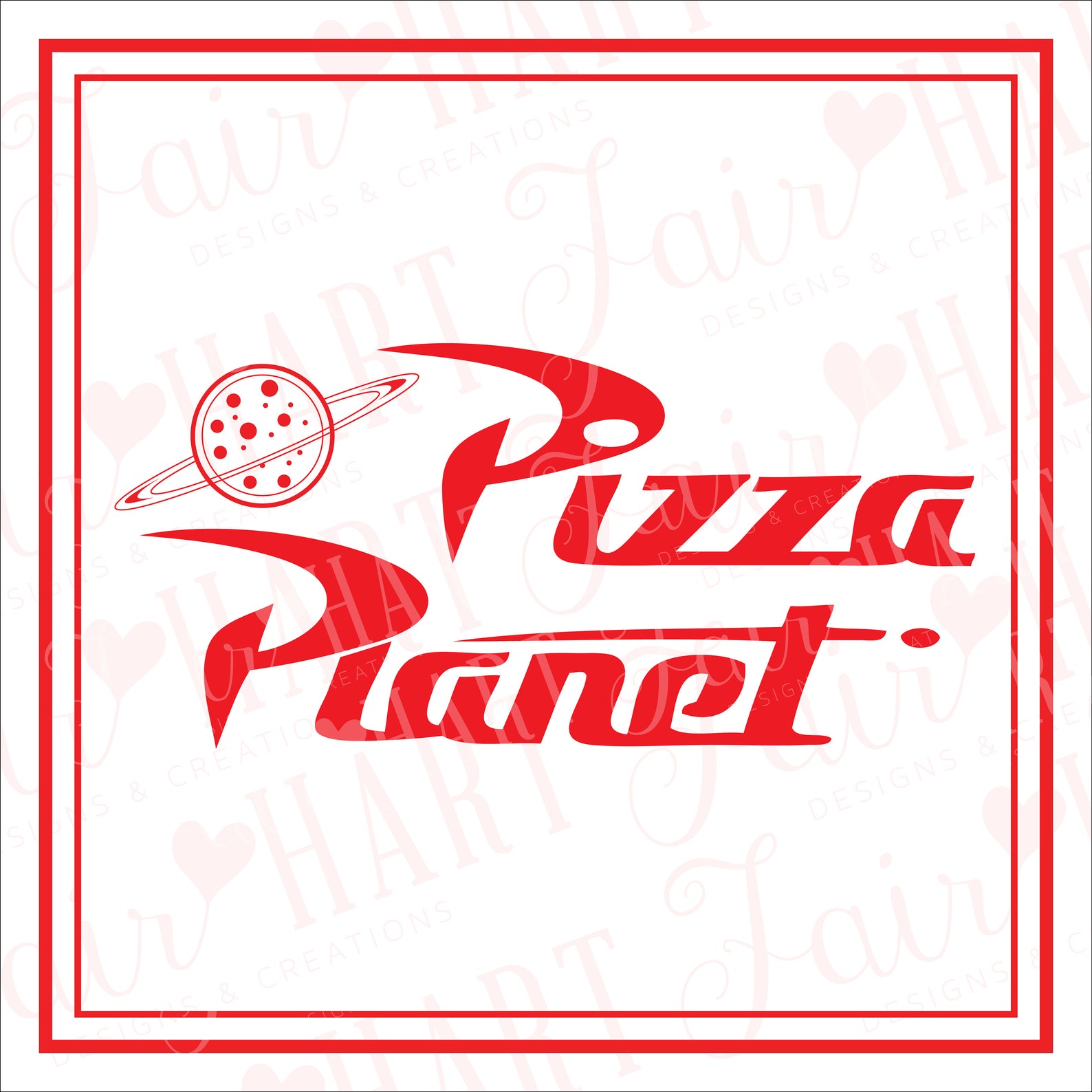 14 Pizza Box Graphics LARGE 14x14. Etsy