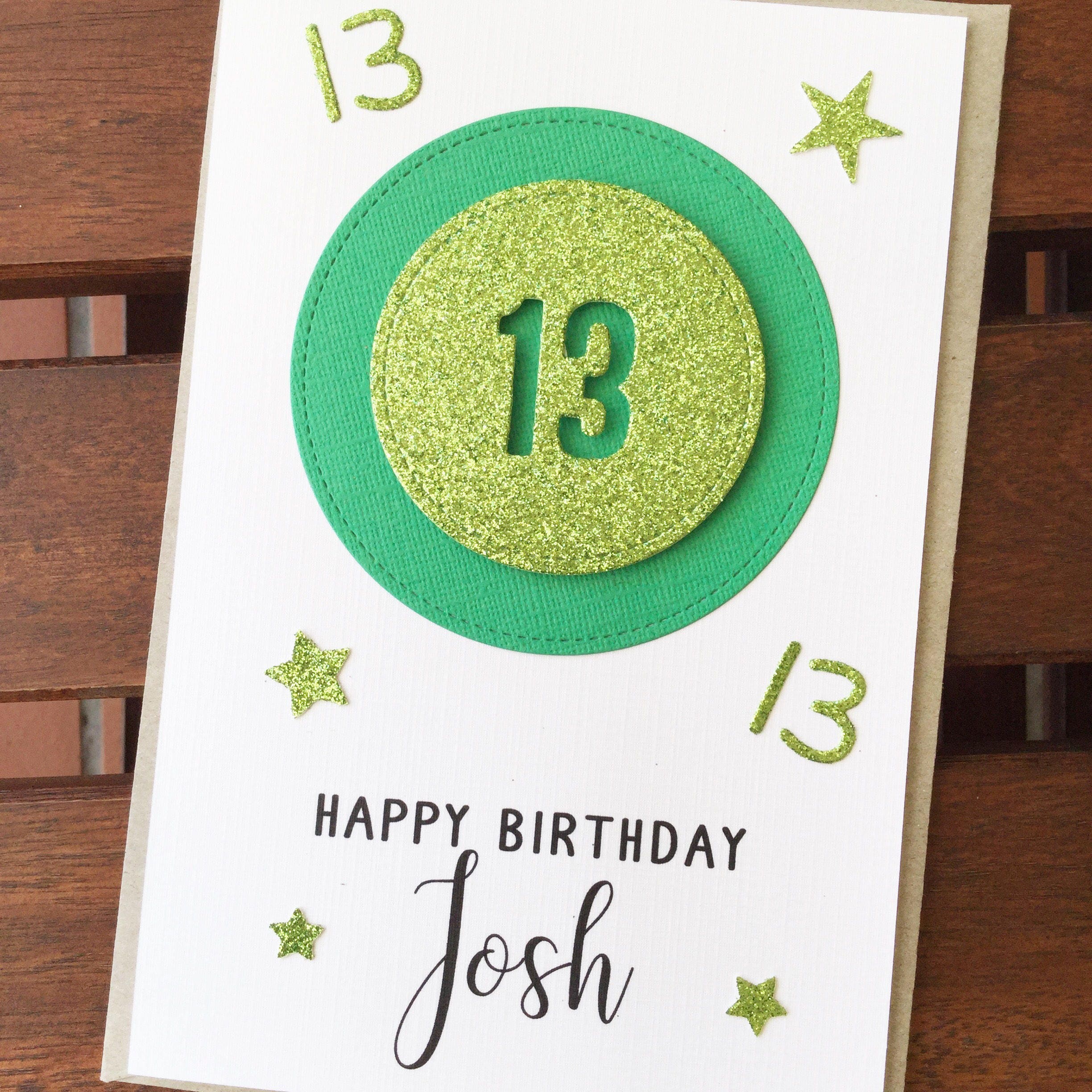 13th Photo Birthday Card 13th Photo Birthday Card