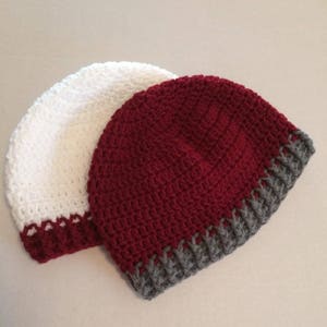 Chose Your Color/s Crochet Messy Bun or Beanie