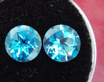 2 London Blue Topaz Loose Gemstones
