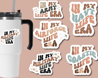 Military Wife In My Era Stickers