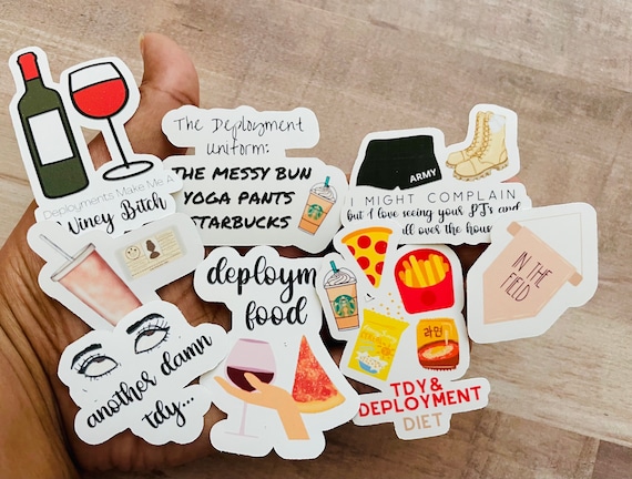 Military Deployment Sticker Pack Military Stickers Military | Etsy