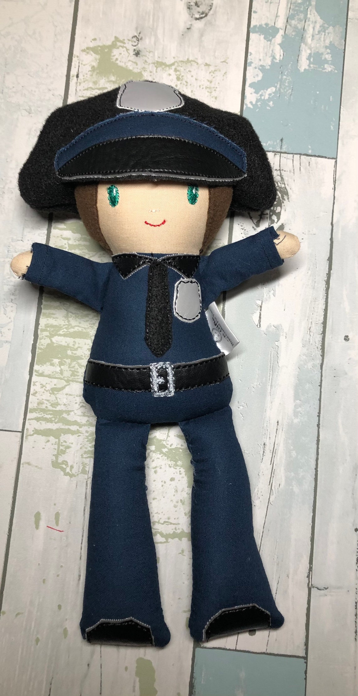 Police officer hero doll Etsy