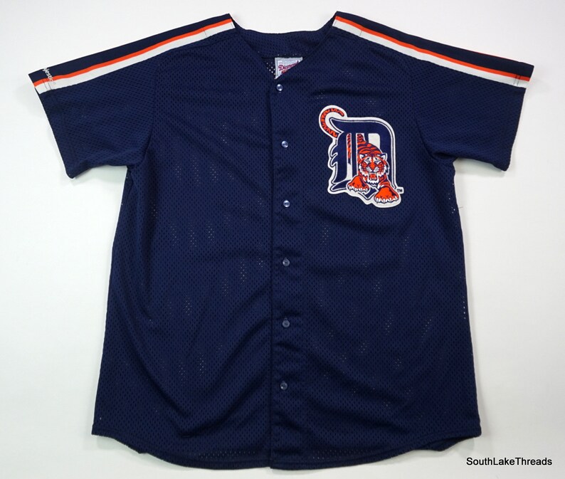 blue detroit tigers jersey