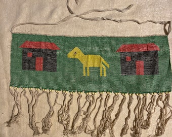 Africa beaded ceremonial skirt from Cameroon