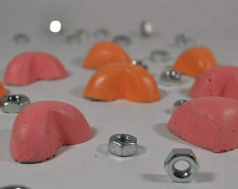 Mini corazones de hormigón de color sólido / corazón en miniatura / recepción, ducha, centro de mesa de boda / relleno de jarrón de vidrio / favores de fiesta